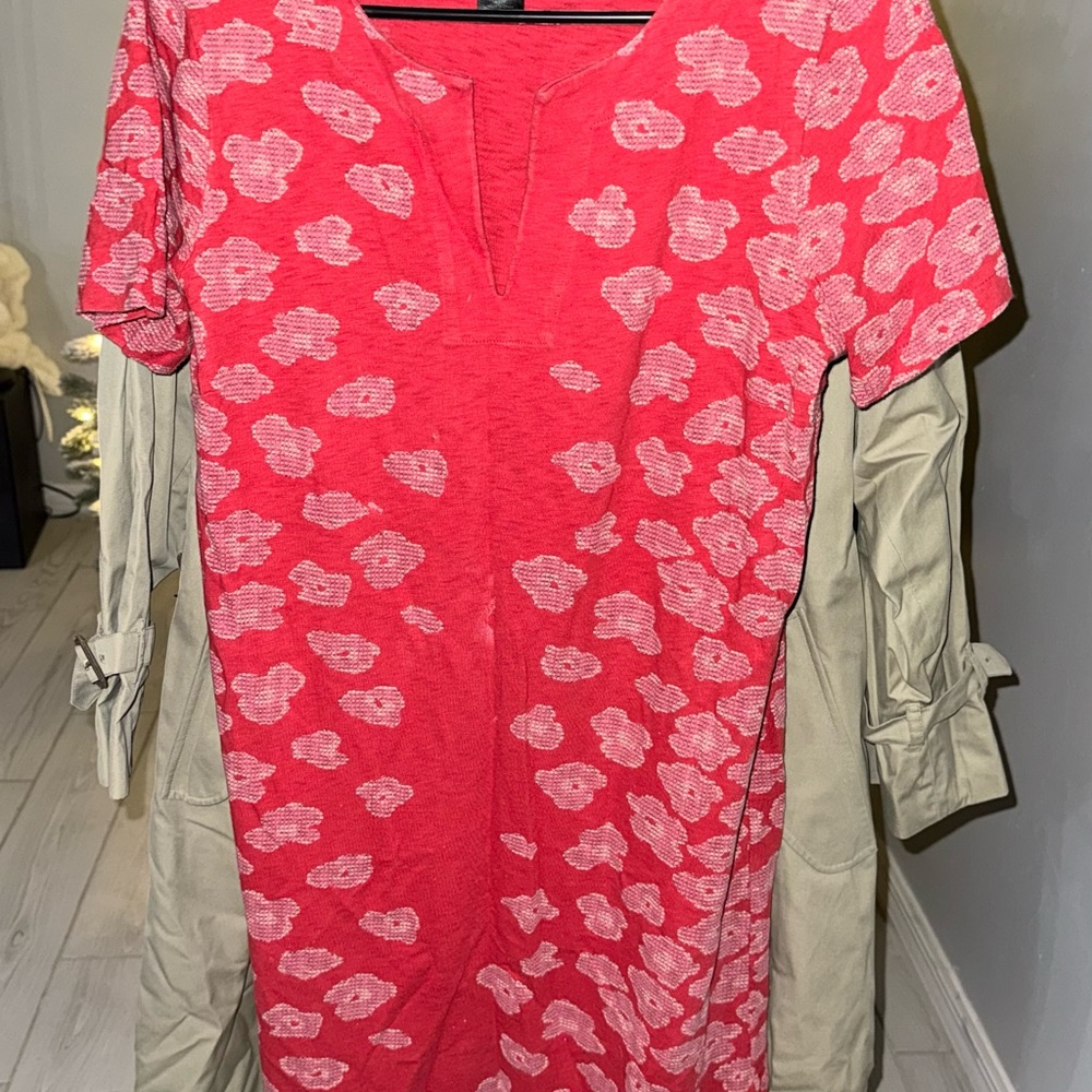 Marc By Marc Jacobs Red Dress with Pink Accents